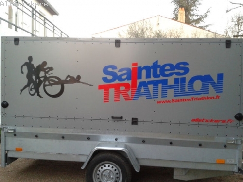 Remorque Saintes Triathlon (rétroréfléchissant)