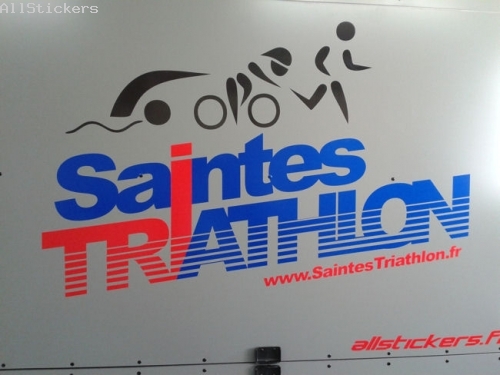 Remorque Saintes Triathlon (rétroréfléchissant)