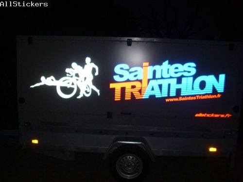 Remorque Saintes Triathlon (rétroréfléchissant)