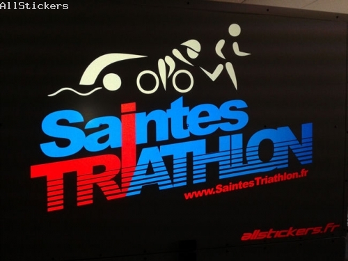 Remorque Saintes Triathlon (rétroréfléchissant)