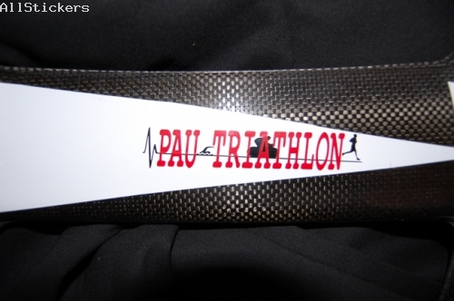 Corima 4 batons logo Pau Triathlon