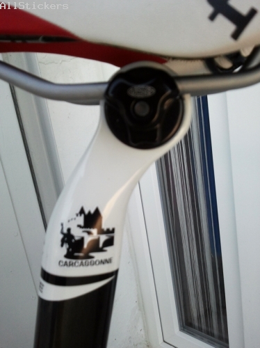 Logo Carcassonne tige de selle